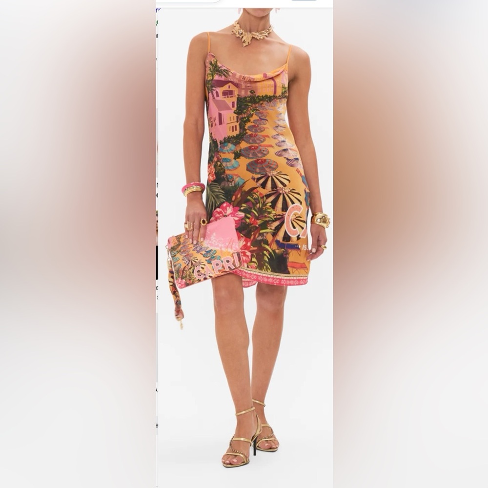 CAMILLA Silk Slip Dress